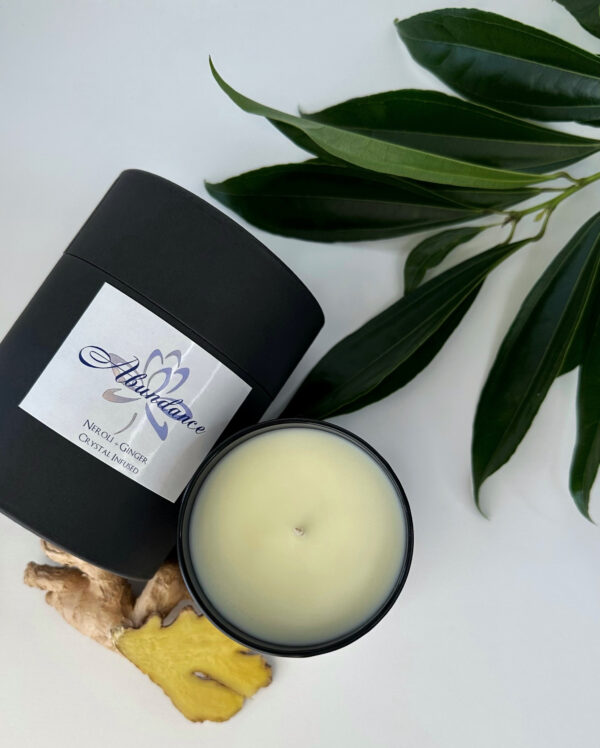 Abundance Intention Candle with ginger