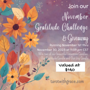 November Gratitude Challenge and Giveaway